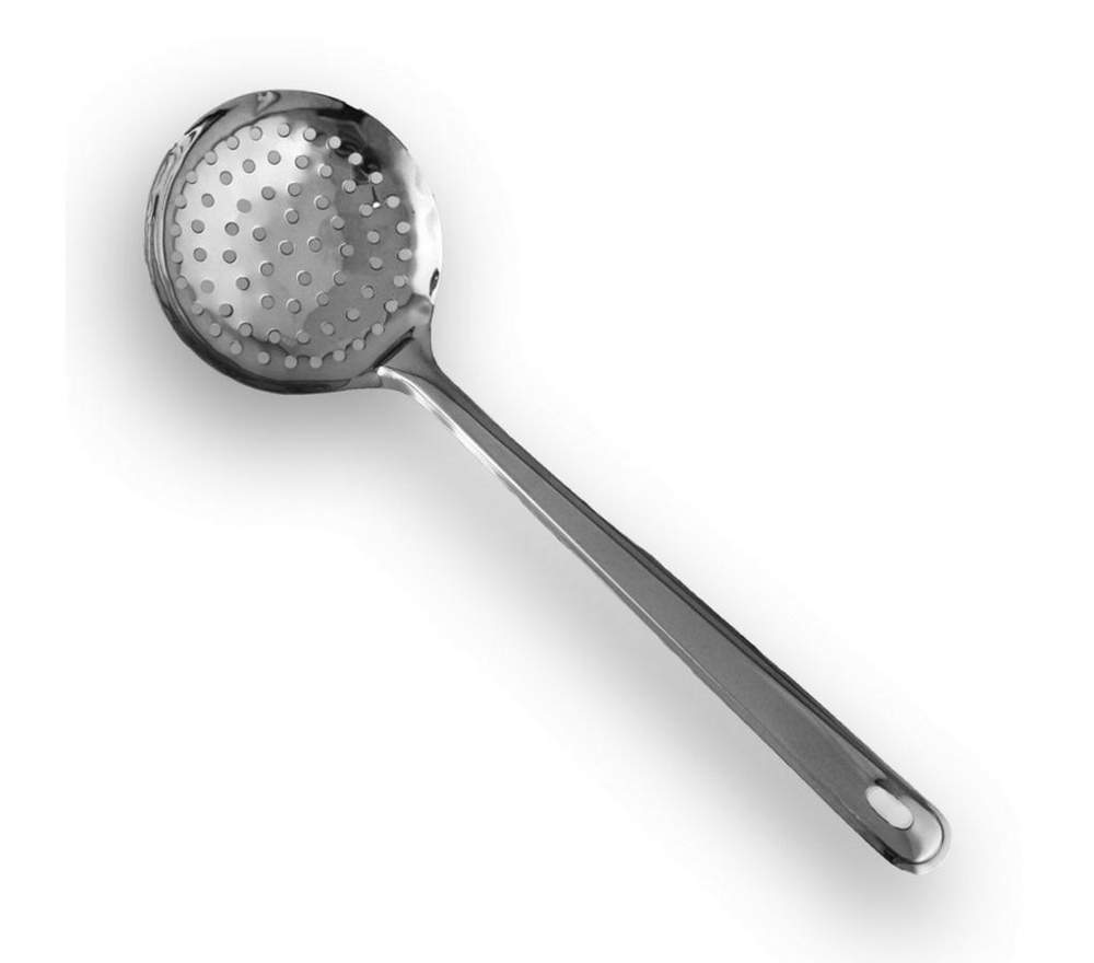 КАТУНЬ Афина Шумовка 0041 d11см L25см нержавеющая сталь