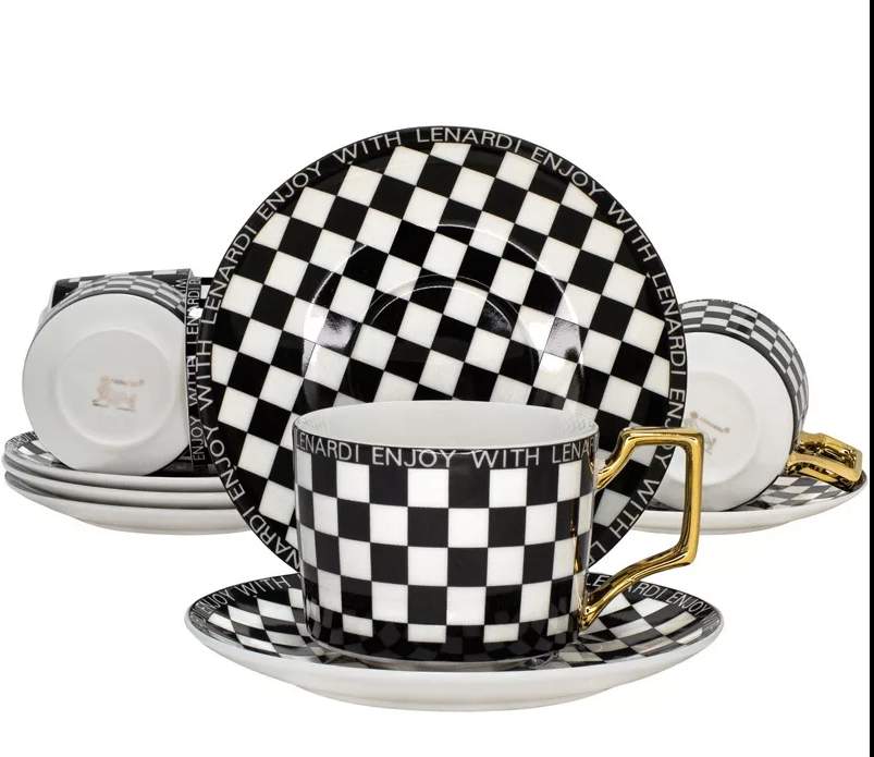 LENARDI Набор чайный 205-413 12пр/6перс 230мл ENJOY