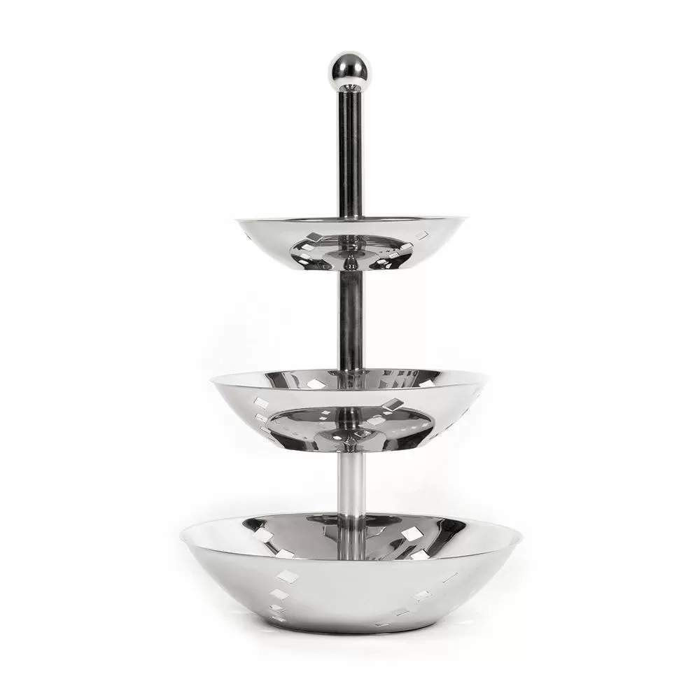 P.L. Proff Cuisine Этажерка для фруктов 3-х яр h50см d21/25/31см нерж. 99000048/H0140C