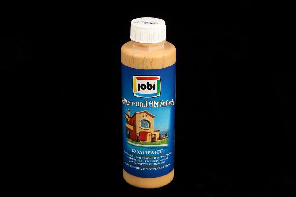 Краситель JOBI 901 (500мл;10шт) охра (коричнево-бежевый)
