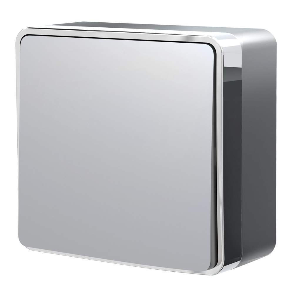 Выкл.  Gallant 1-кл. (серебряный) -  W5010006