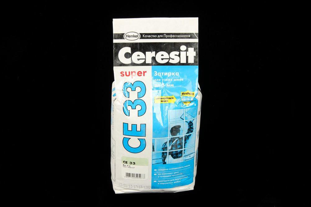 Затирка Ceresit CE33 S №67 киви  2-5мм (2кг) 1037568