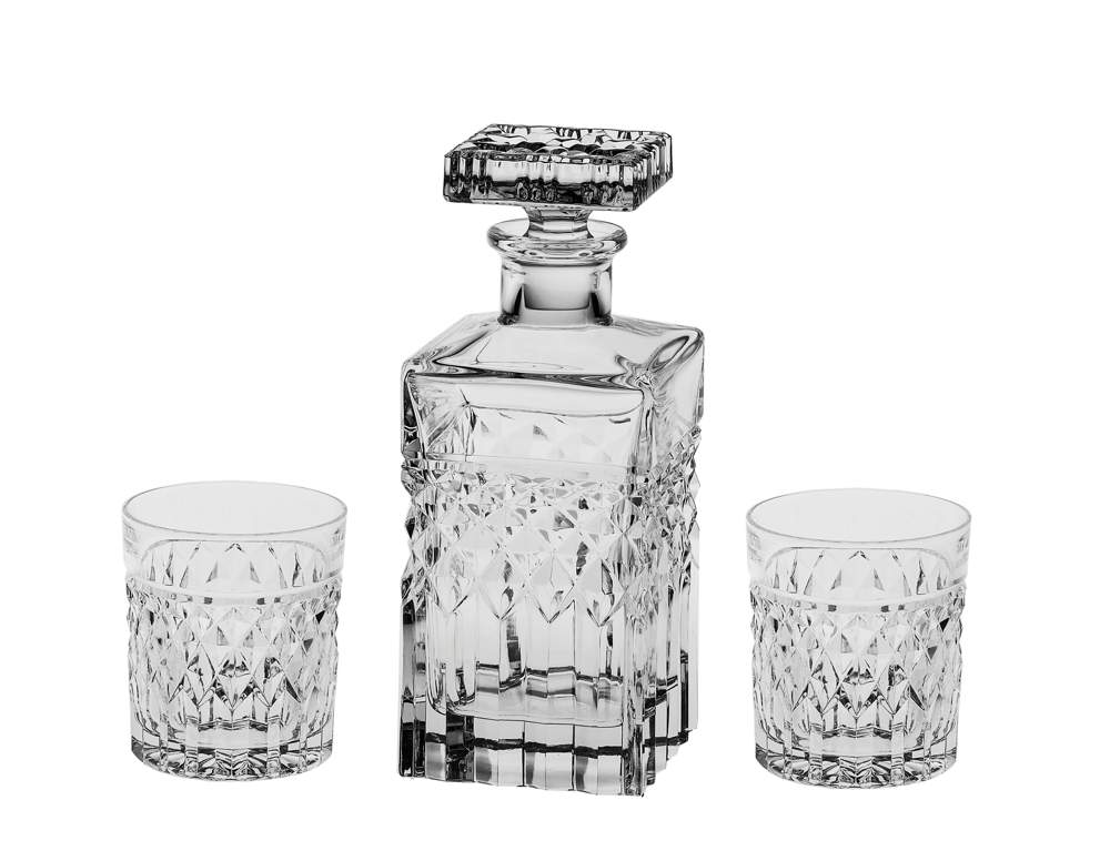 CRYSTAL BOHEMIA Набор Harry д/виски (штоф 700мл+6стаканов 320мл) 99999/07604/979 БПХ 987