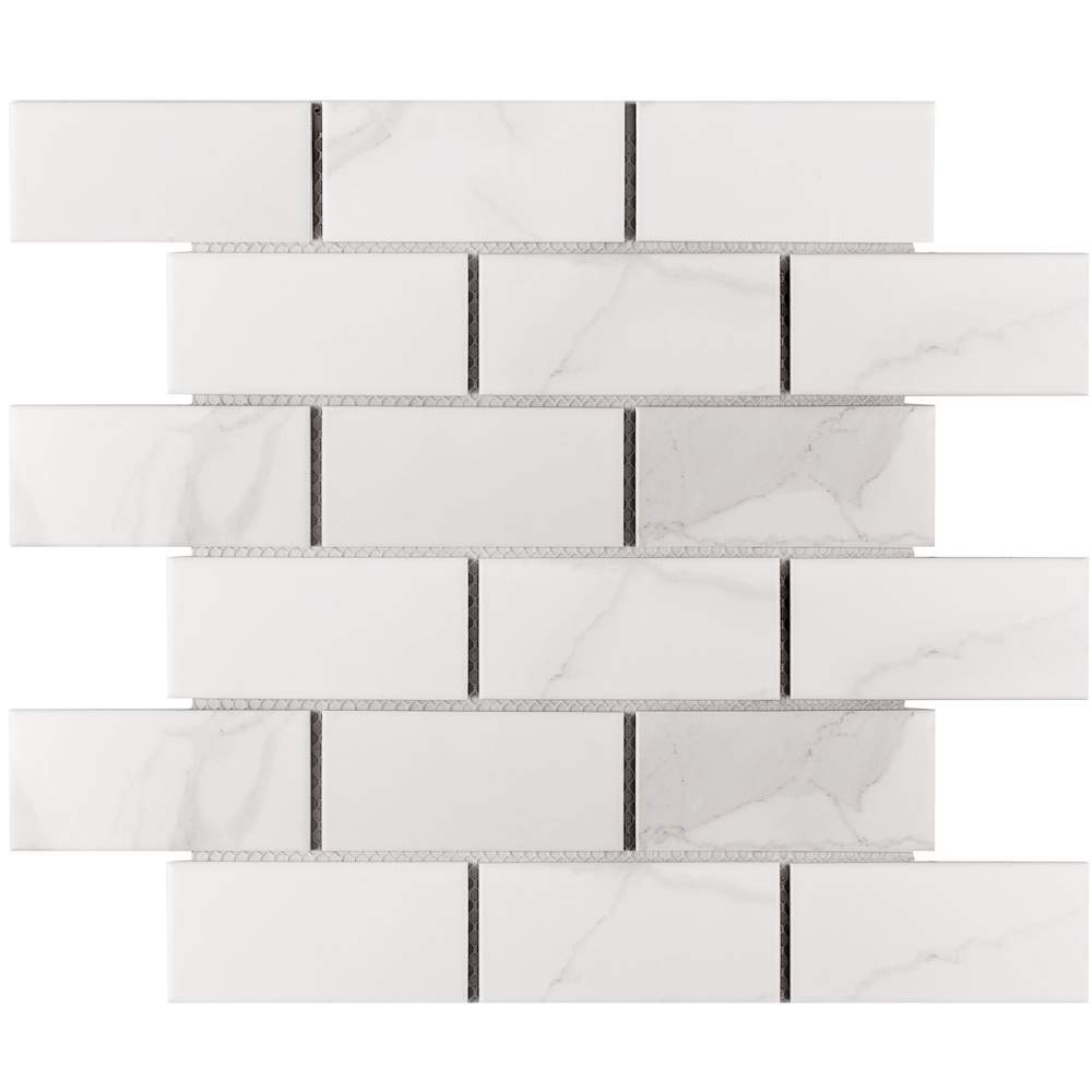 Мозаика кер. 45х95 Brick Carrara Matt (PMB82223) 291х295х6
