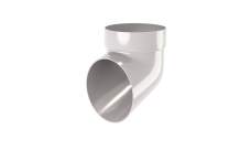 Колено сливное ПВХ Grand Line белый (RAL 9003)