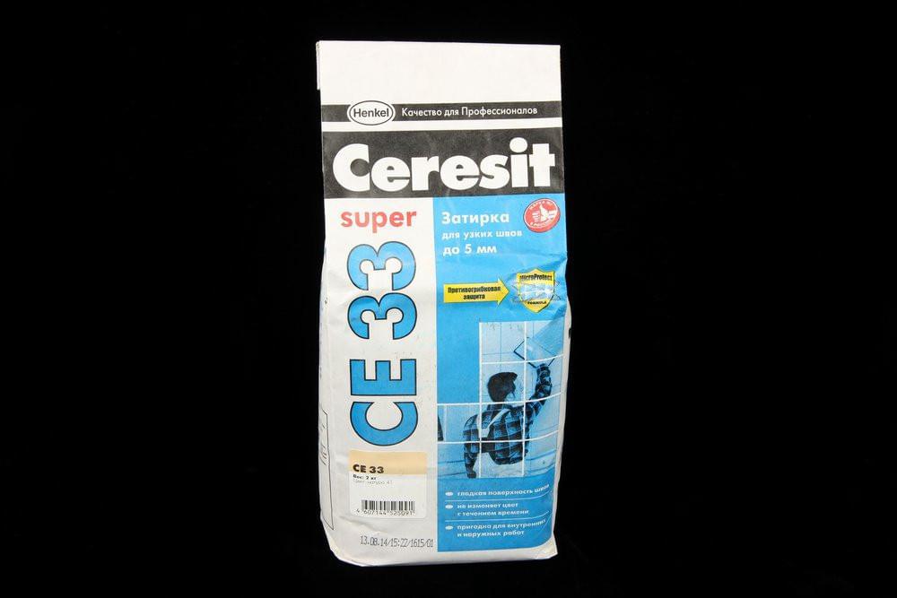 Затирка Ceresit CE33 S №41 натура  2-5мм (2кг)103978/1039053