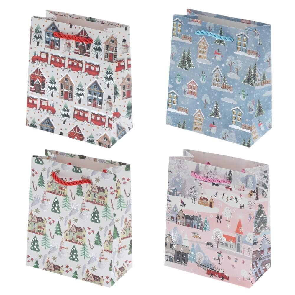 REMECO COLLECTION Пакет подарочный НГ 816944 12х6х14см 4в