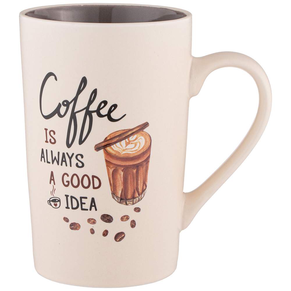 LEFARD Кружка 260-957 Coffee is always a good idea 385мл 