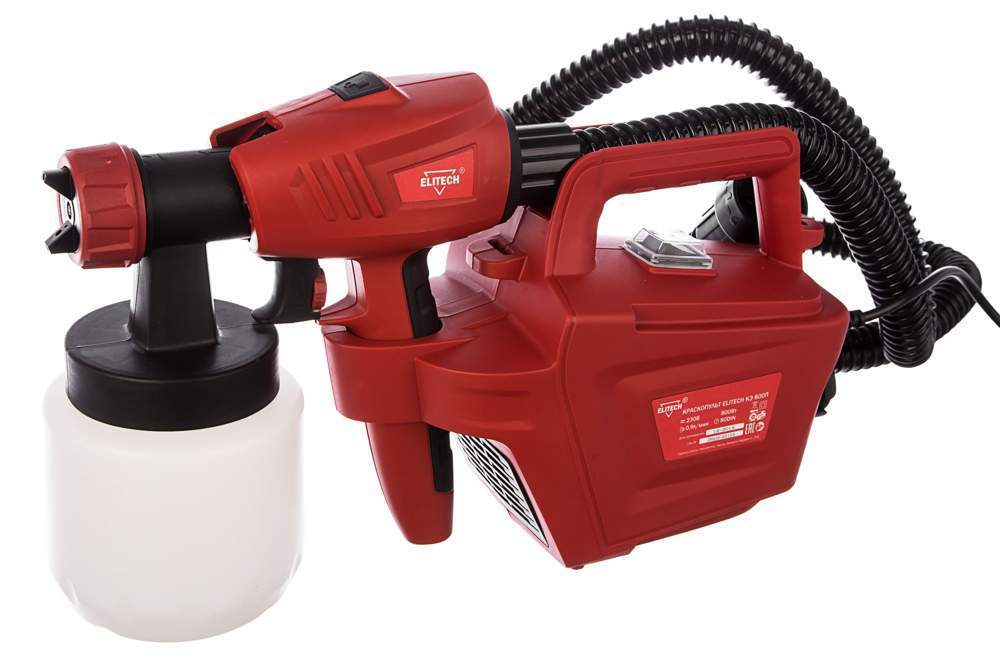 Краскораспылитель ELITECH КЭ 800П