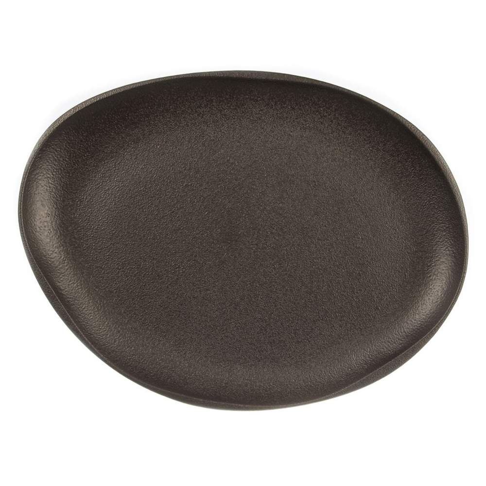 P.L. Proff Cuisine Black Raw Steller Тарелка 81223133 33х25х2,7см (12/3)