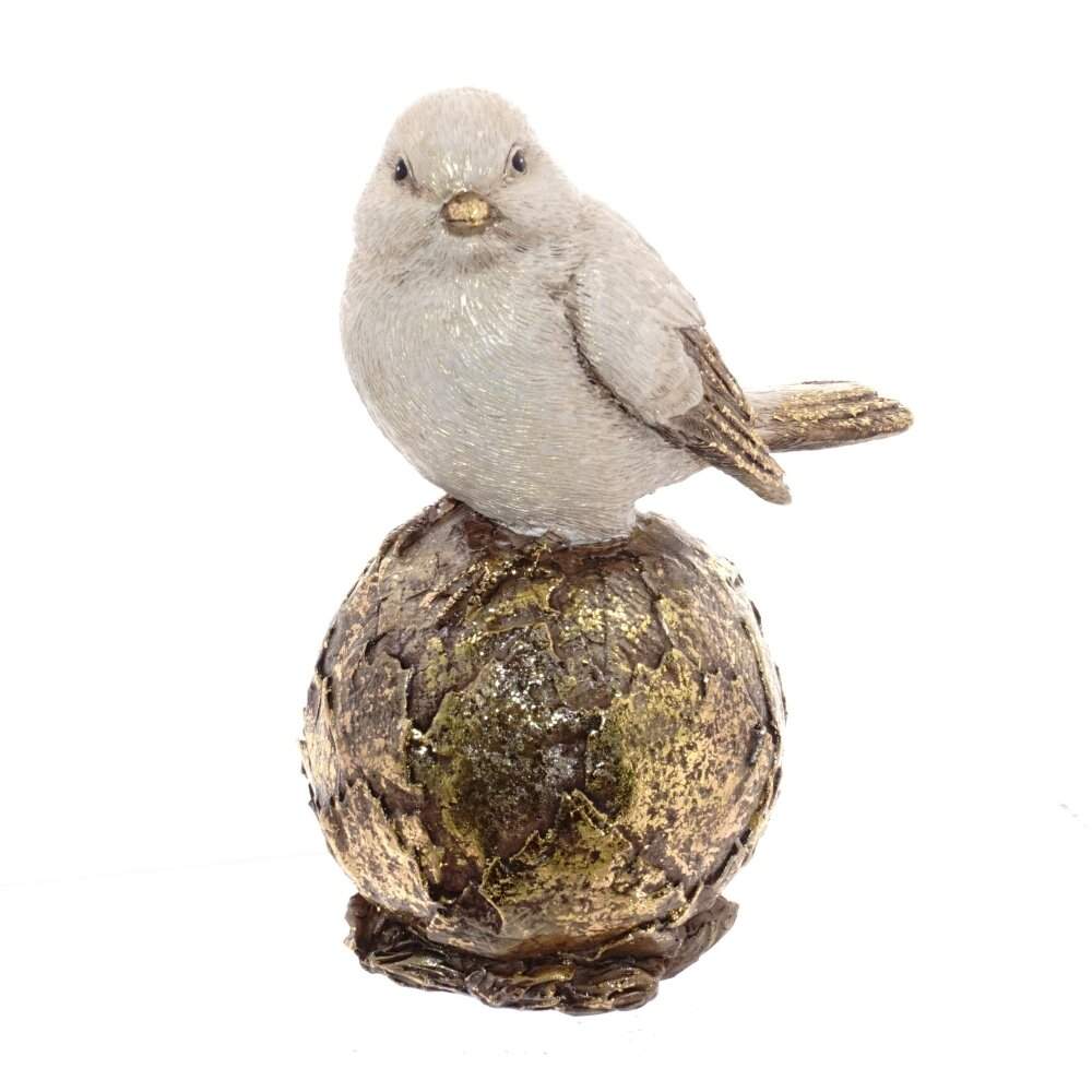 REMECO COLLECTION Фигурка 813603 Птичка золото 9,5х7х13см (полимер)