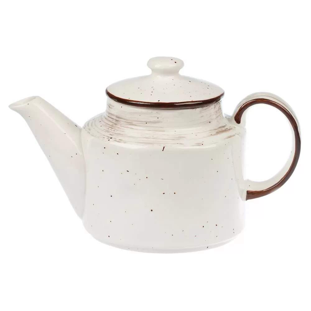 P.L. Proff Cuisine White Fusion Чайник 700мл фарфор 73024283/P7139821/0525-2 (12/1) 