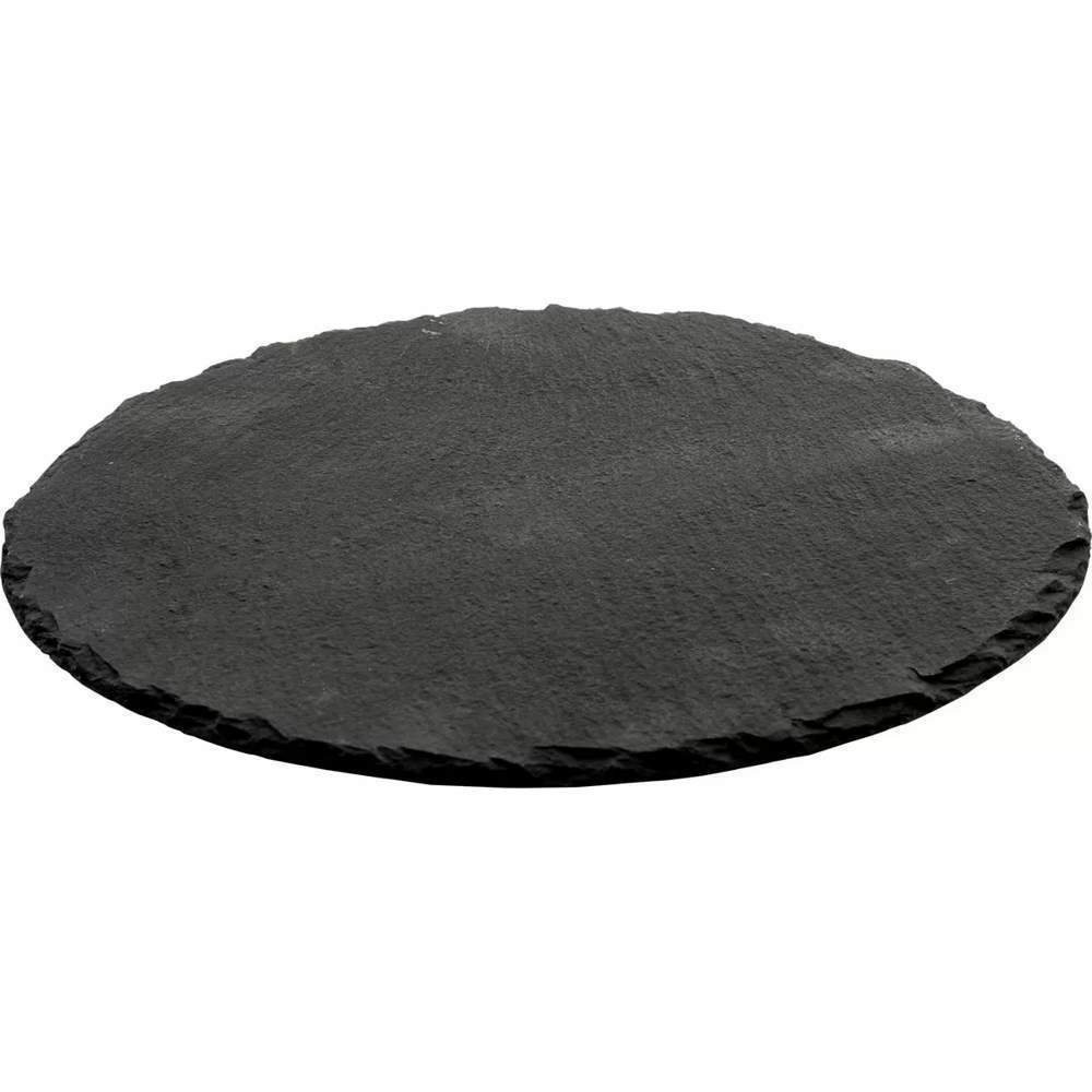 P.L. Proff Cuisine Блюдо д/подачи d30х0,5см черный сланец 81229059/MSL30  