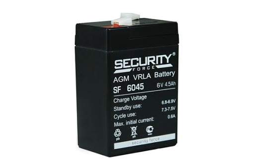 Аккумулятор Security Force  6v  4.5Аh  SF 6045