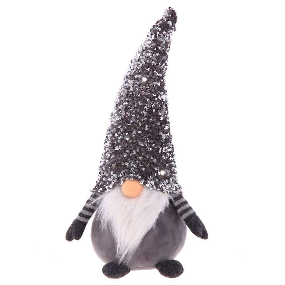 REMECO COLLECTION Игрушка набивная 752179 Гном серый 24х13х45см