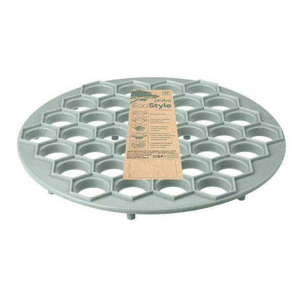 БЫТПЛАСТ Пельменница 433223034 Phibo 37 ячеек 245х245х19мм