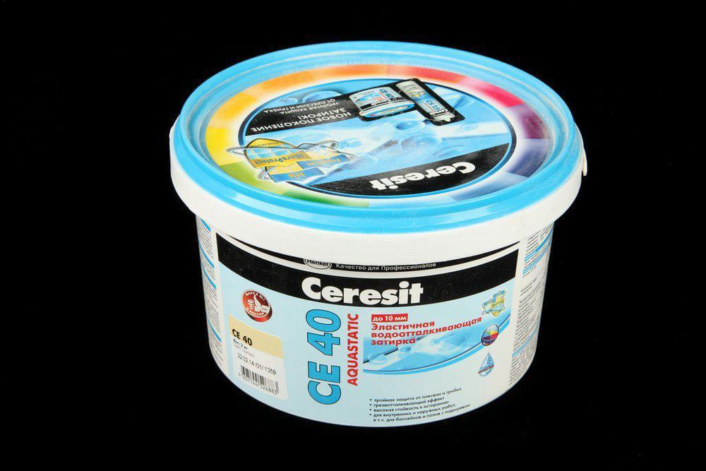 Затирка Ceresit CE A 40 эл. вод. пр/гриб. 2кг сахара