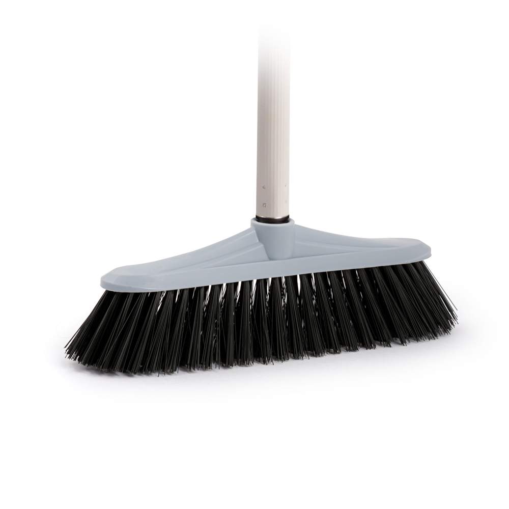 Щетка д/пола  Комфорт серый с черенком L112см ворс жест. М6458/337454