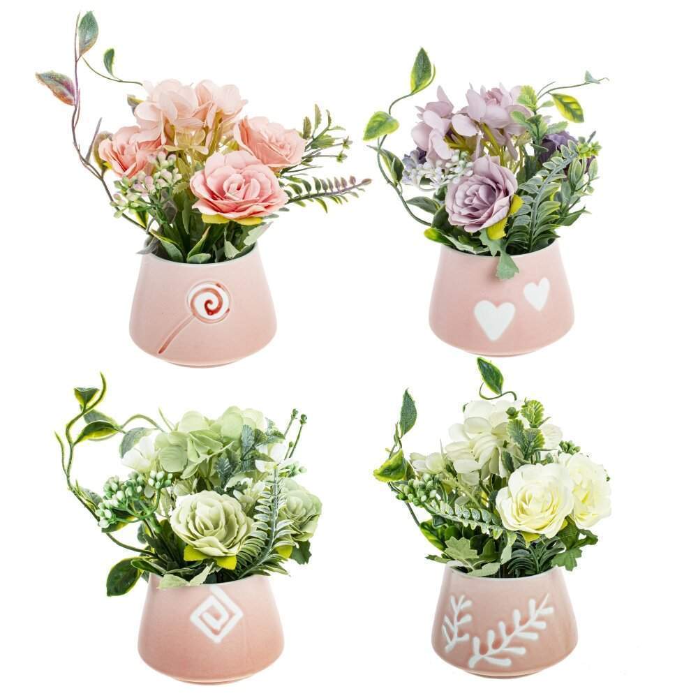 REMECO COLLECTION Композиция цветочная 758034 L19 W15,5 H20,5см