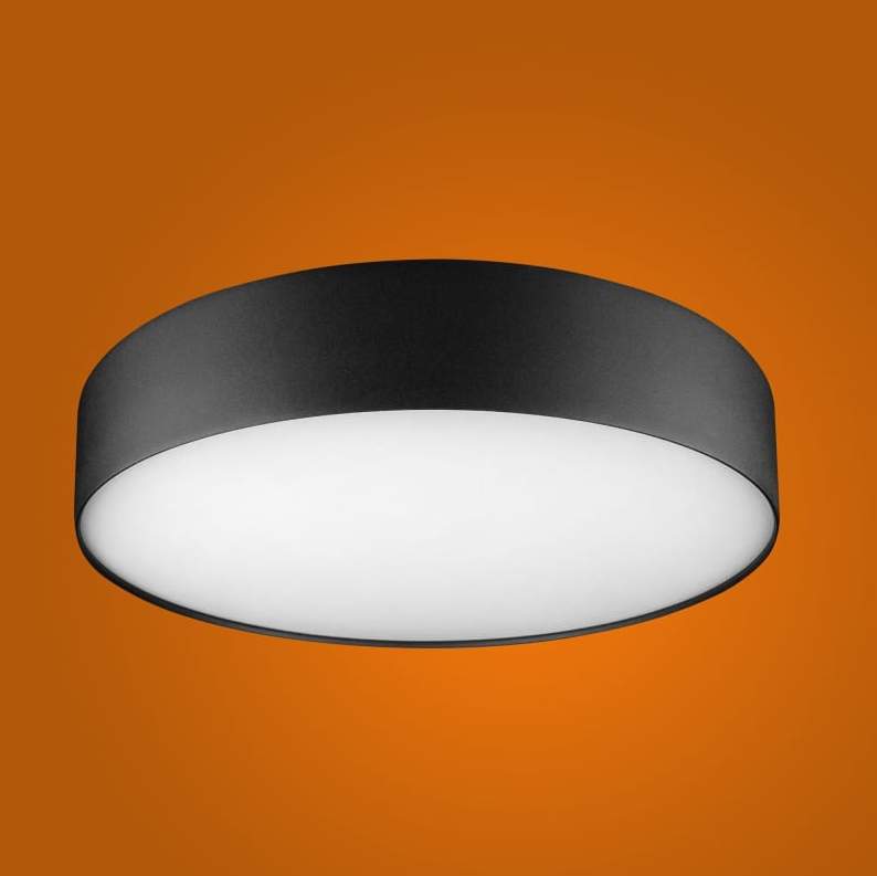 Светильник iSvet  NST-102 36W 4K черный круг. NST-102-3-5