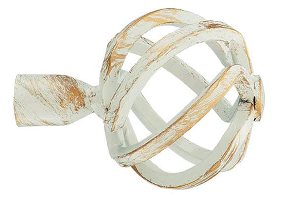 Наконечник DIY  16мм Белое золото Булава 16.01.40.105