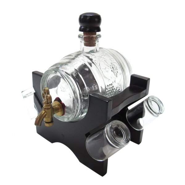 REMECO COLLECTION Бочонок 226821 с 4-мя стопками 500мл 19х16х19см