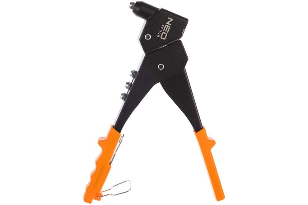 Заклепочник NEO д/заклепок стальных и алюмин.2,4 ;3,2;4,0;4,8мм  18-102