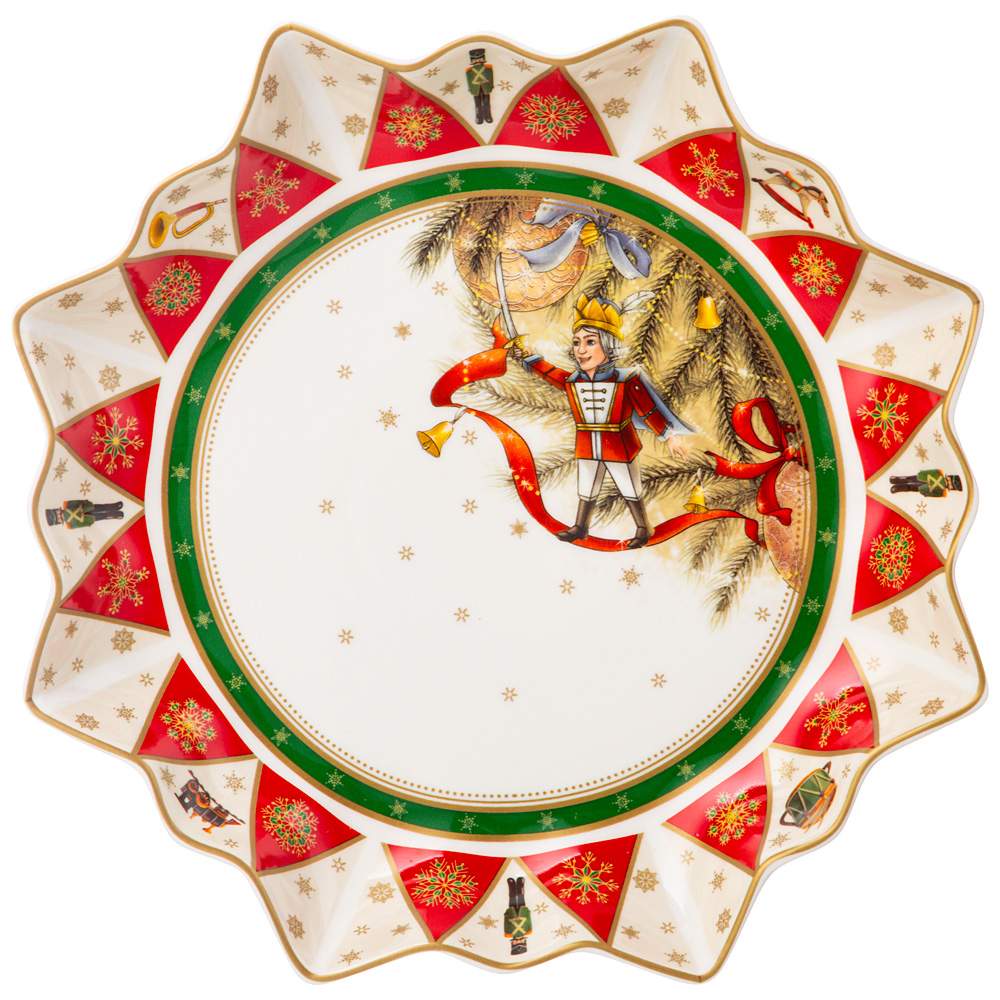 LEFARD Щелкунчик Блюдо 85-1923 круглое 26х4см