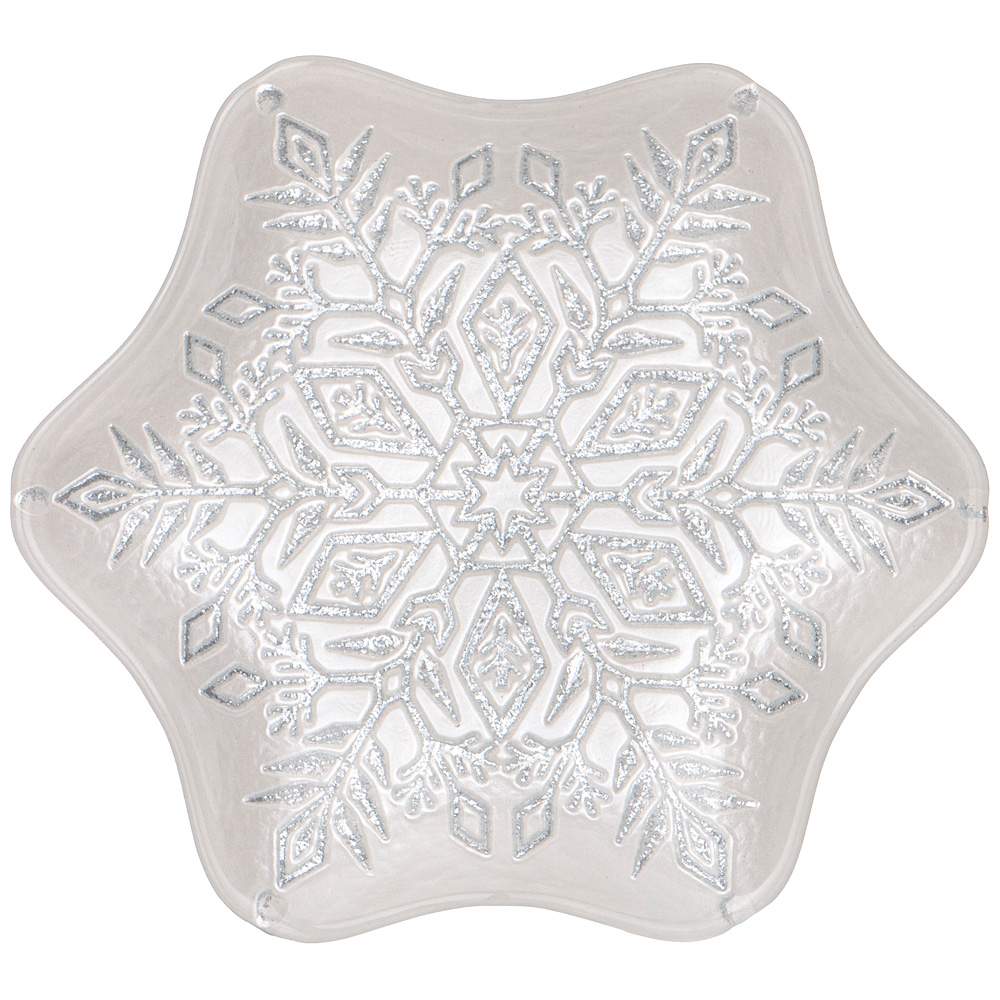 BRONCO Snowflake Тарелка 336-212 d21см 