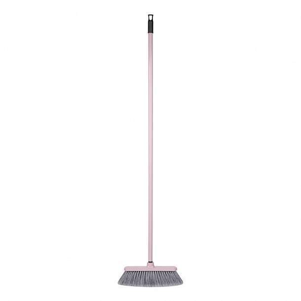 Щетка д/пола  c черенком Розов. 120см  F261-С/711-1/340881