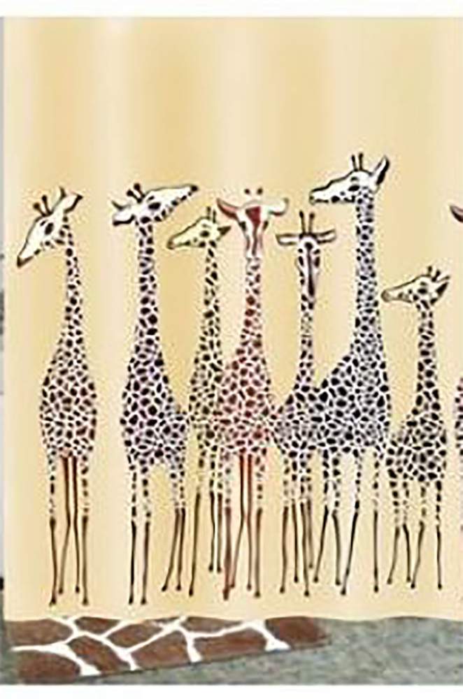 Штора д/ванной IDDIS 180*200см Safari Friends полиэст. 570P18Ri11