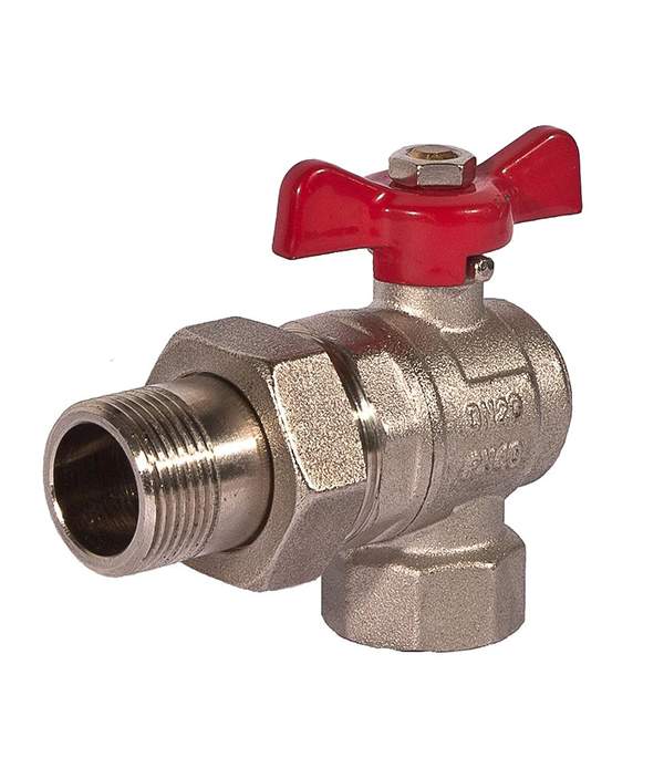 Кран шар.углов.Royal Thermo Optimal  3/4"НГ бабочка НС-1012820