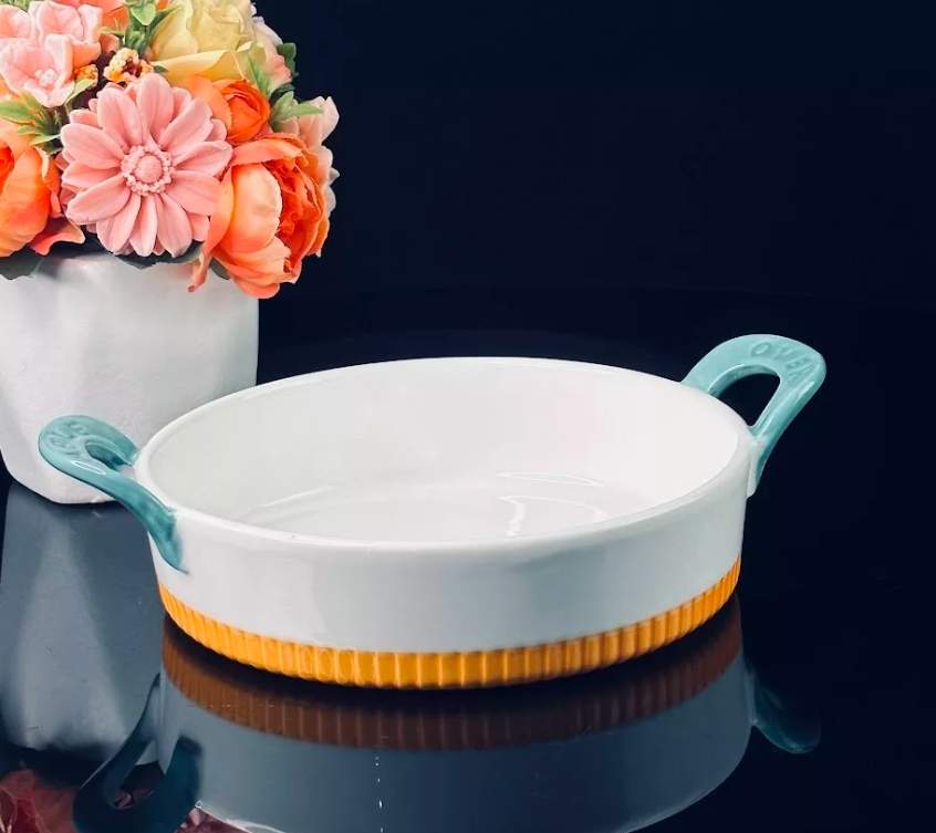 LENARDI Блюдо д/запекания 142-074 круглое с ручками 23см