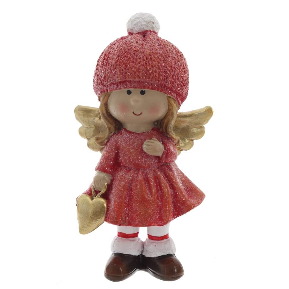 REMECO COLLECTION Фигурка 824899 Ангел красный/золото 5,5х4,5х11см 2 вида (полимер)