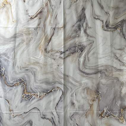 Штора д/ванной без колец 01-78  СЕРЫЙ МРАМОР Санакс