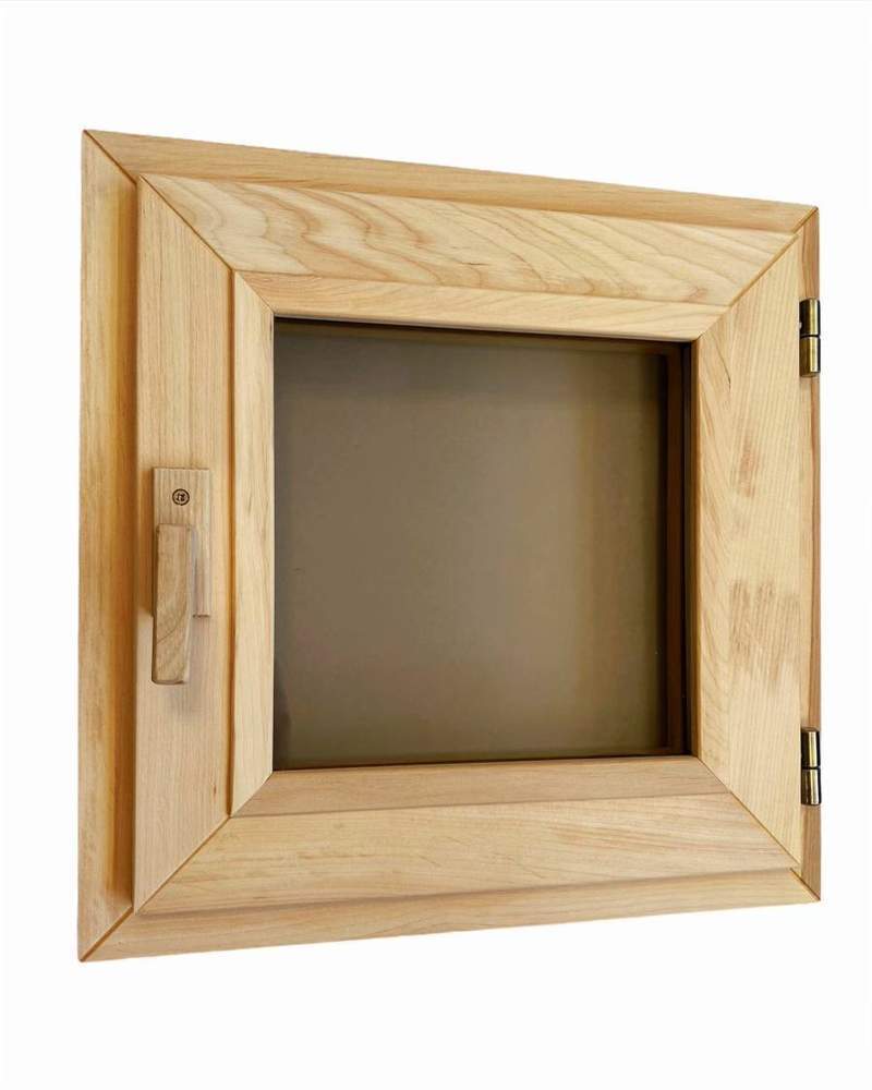 Окно Woodson 50х50 , стекло бронза , Ольха