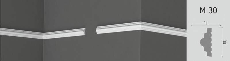 Молдинг XPS POLYMER М 30 30*12/40