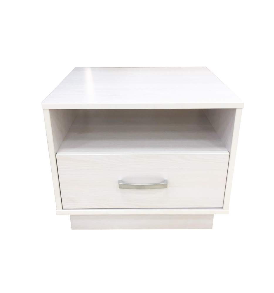 Ивушка-9  Тумба прикров.  ЛДСП фасад Квадро бел.лиственница В42*Ш501*Г44