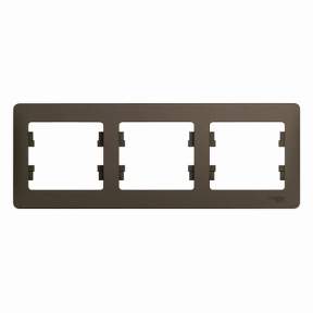 Рамка SE Glossa  Шоколад  3-я  горизонт. GSL000803