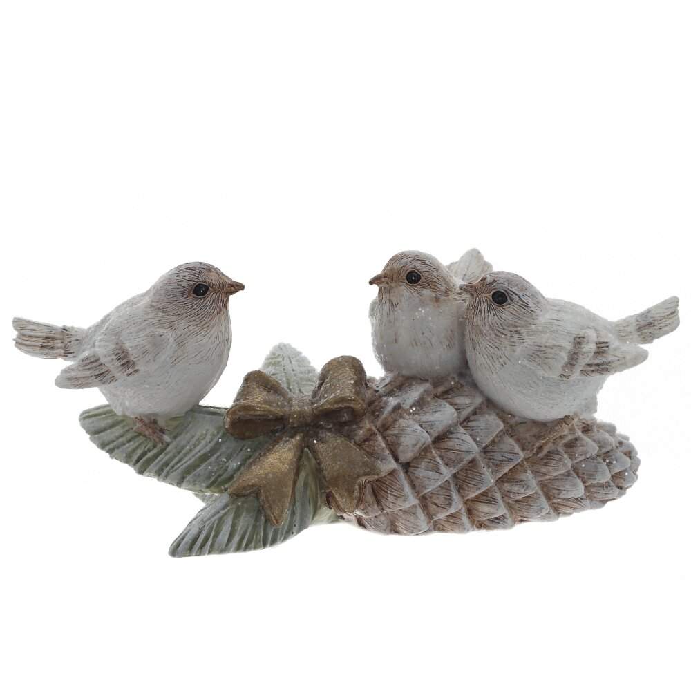 REMECO COLLECTION Фигурка 826274 Птички на шишках 16х6х7см (полимер)