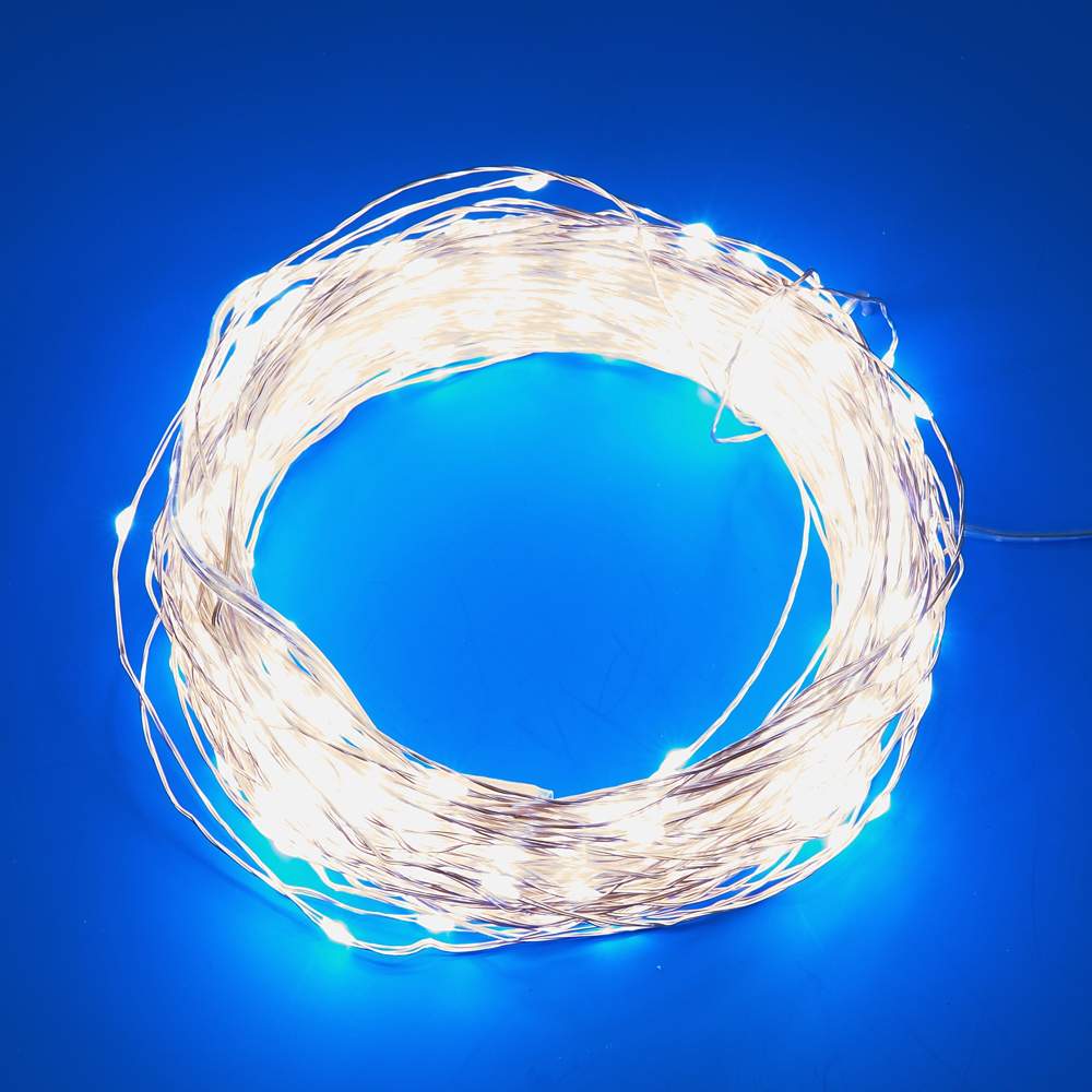 Гирлянда с/д ULD-S5000-500/DTA/RC WHITE  IP44 DEW  50м белый свет ПультДУ UL-00009943