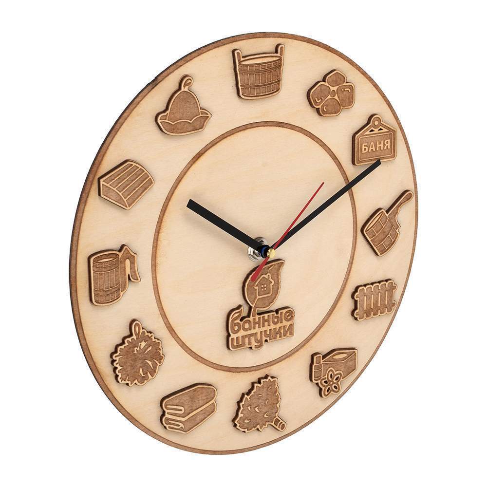 Часы кварцевые Банные истории  в кор.25х3см  32368