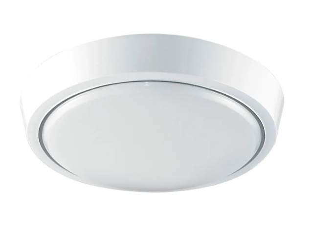 Свет-к накладной светодиод. DLR 15W R-180-CW-WHITE/WHITE-220-I P44