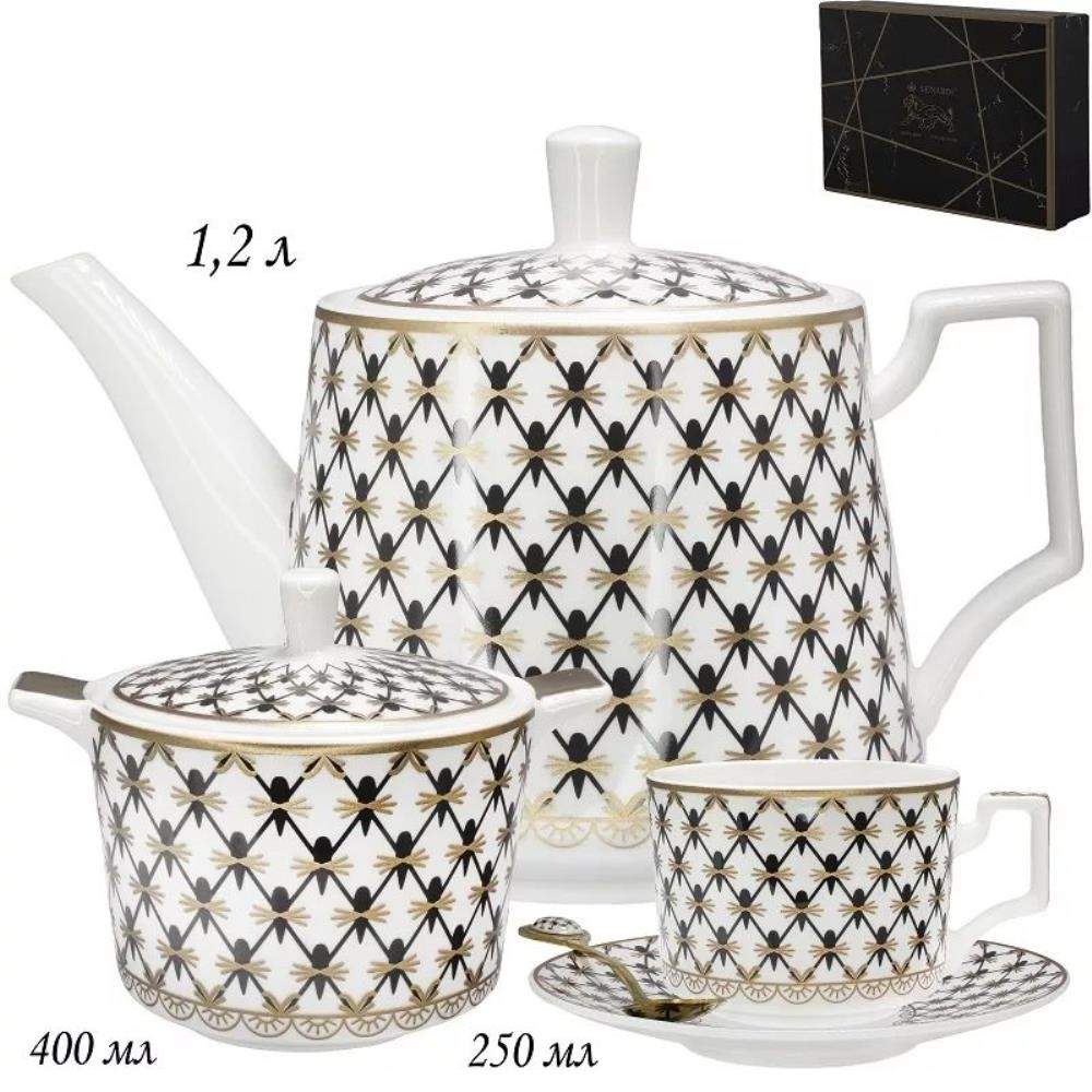 LENARDI Сервиз чайный 133-152 22пр/6перс 250мл