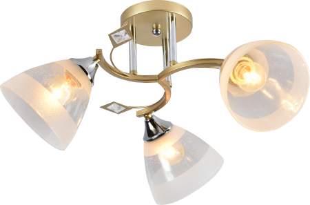 XA1276C/3  Gold+CR  Люстра Ярко