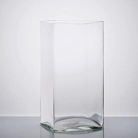 НЕМАН Ваза 7285-400 д/цветов квадрат h400мм 150х150мм 100/1 гладь