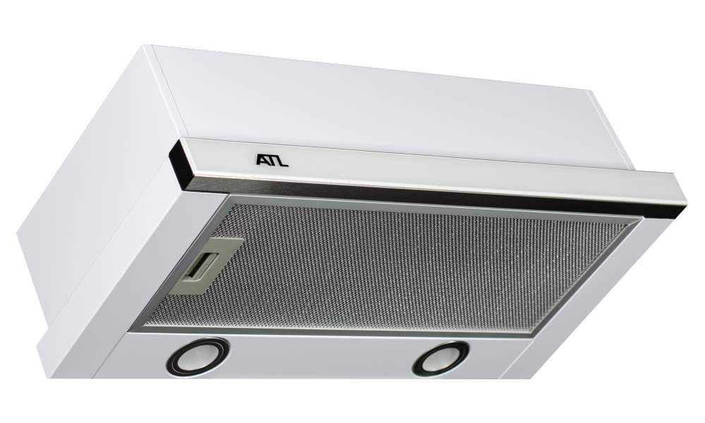 Кухонный воздухоочиститель ATLAN 3002  60см  white стекло 650м3 