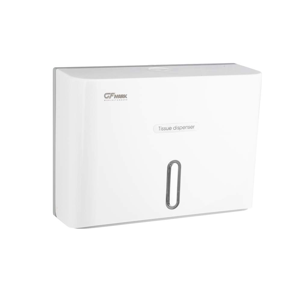 Диспенсер д/бумажн.полотенца, с ключом и глазком белый  GFmark  919