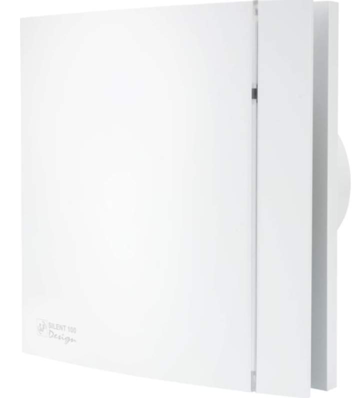 Вентилятор SILENT-100 CZ  03-0101-922  Matt WHITE  DESIGN-4C