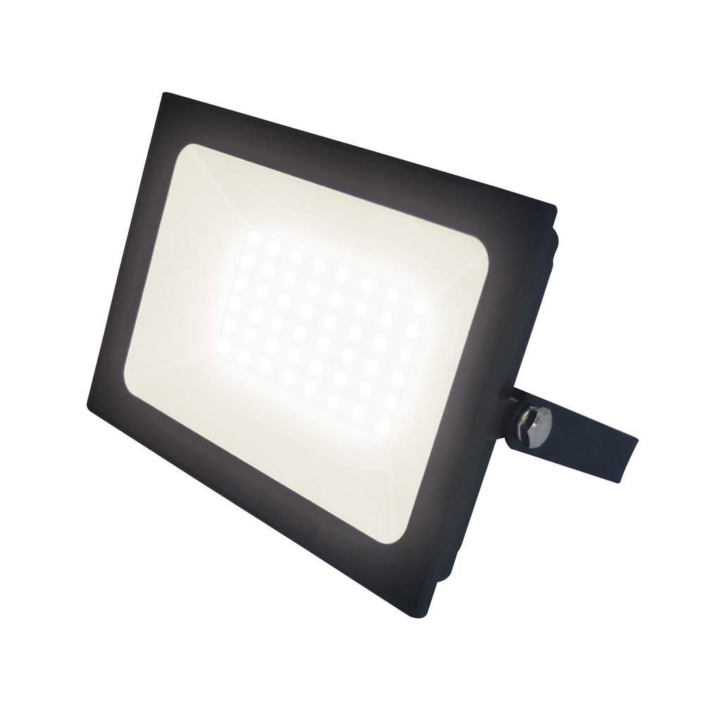 Прожектор Uniel  ULF-F21-50W/3000K IP65 200-250В BLACK тепл.белый/свет UL-00007733